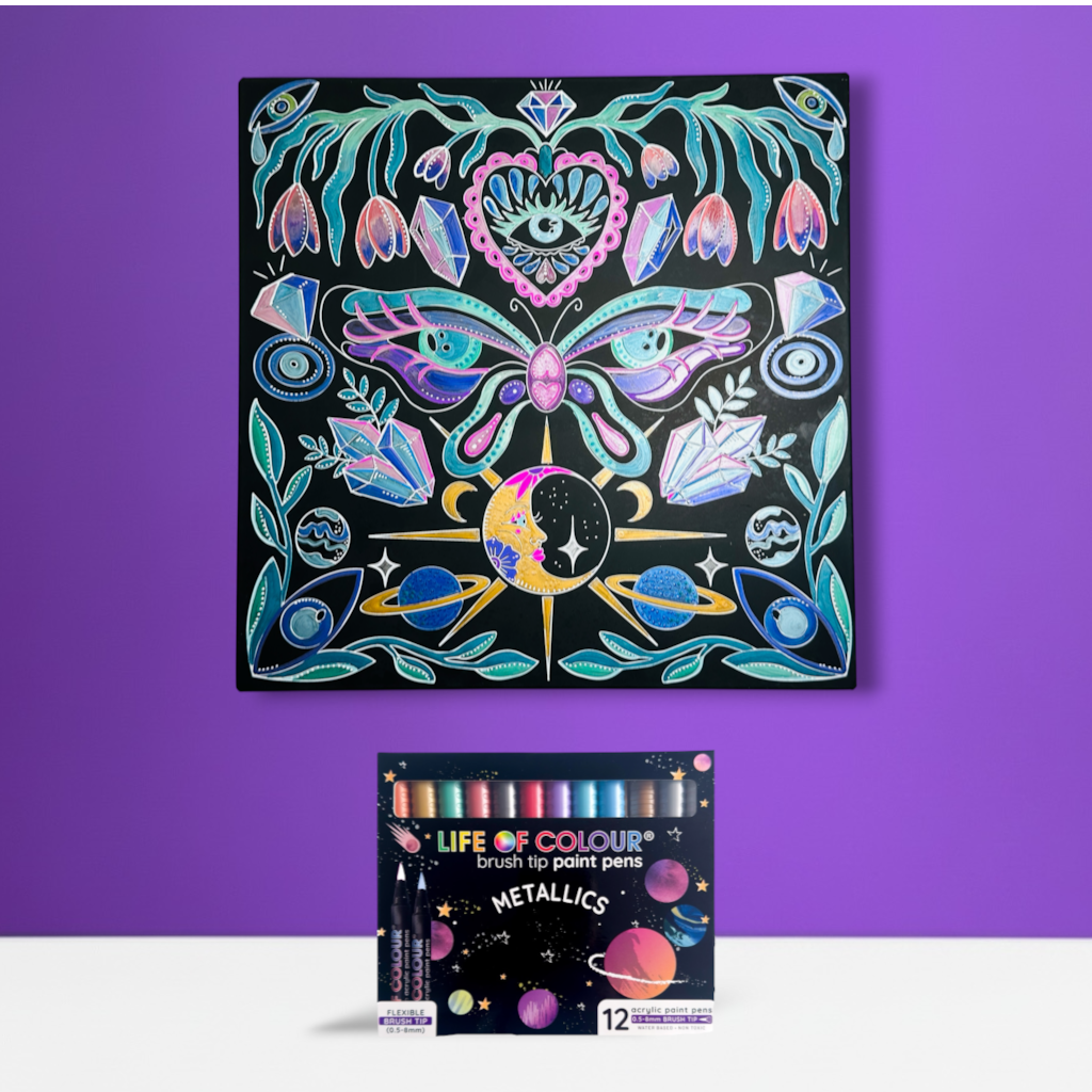 Metal Poster Painting Kit - Mystical