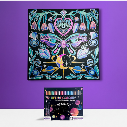 Metal Poster Painting Kit - Mystical