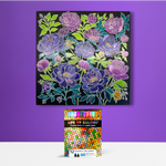 Metal Poster Painting Kit - Peonies
