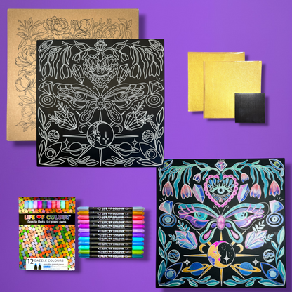 Metal Poster Painting Kit - Mystical