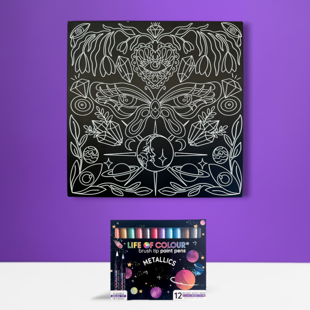 Metal Poster Painting Kit - Mystical