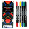 Jesmonite® x Life of Colour Classic Colour Dual Tip Acrylic Paint Pens - Set of 6 - Image 5