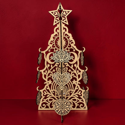 Enchanted Christmas Tree and Ornament Collection