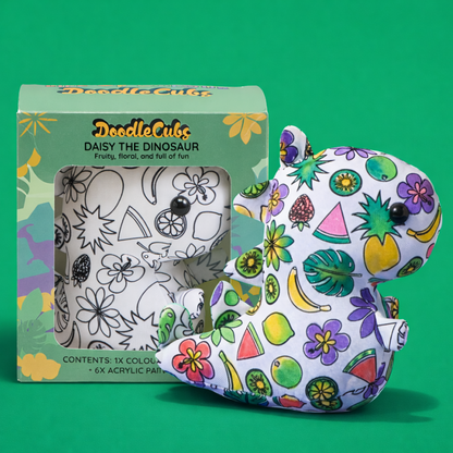DIY Doodlecubs - Daisy the Dinosaur