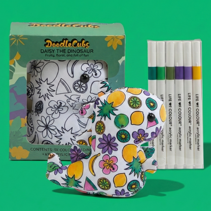 DIY Doodlecubs - Daisy the Dinosaur