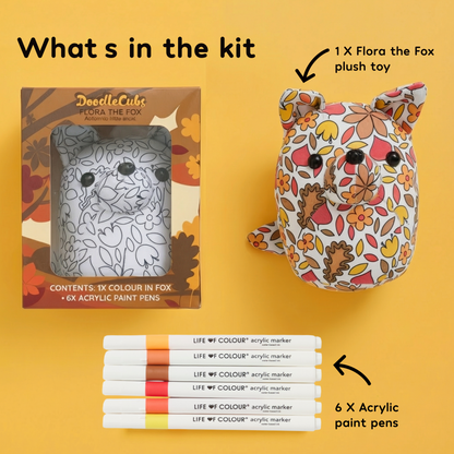 DIY Doodlecubs - Flora the Fox