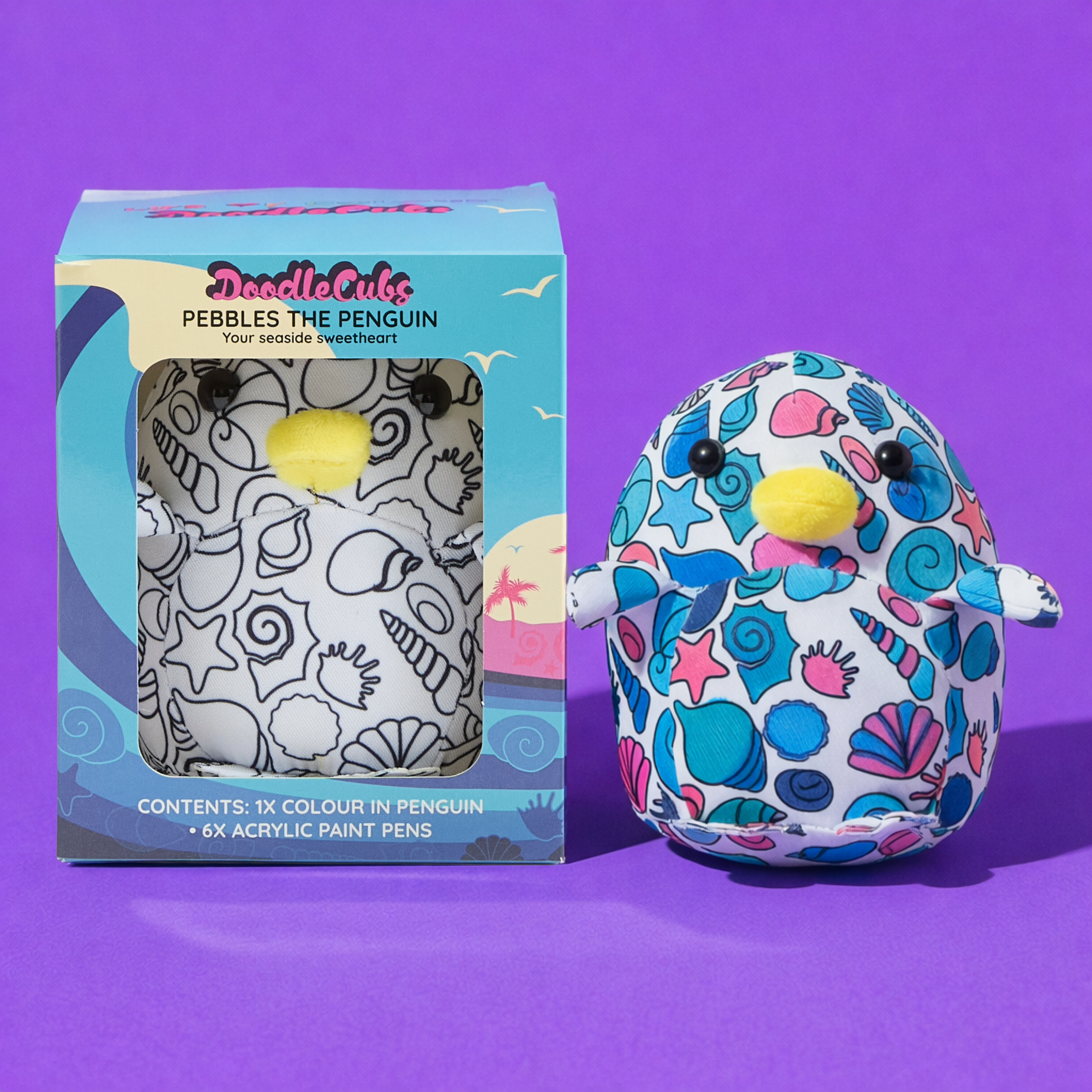 DIY Doodle Cubs - Pebbles the Penguin