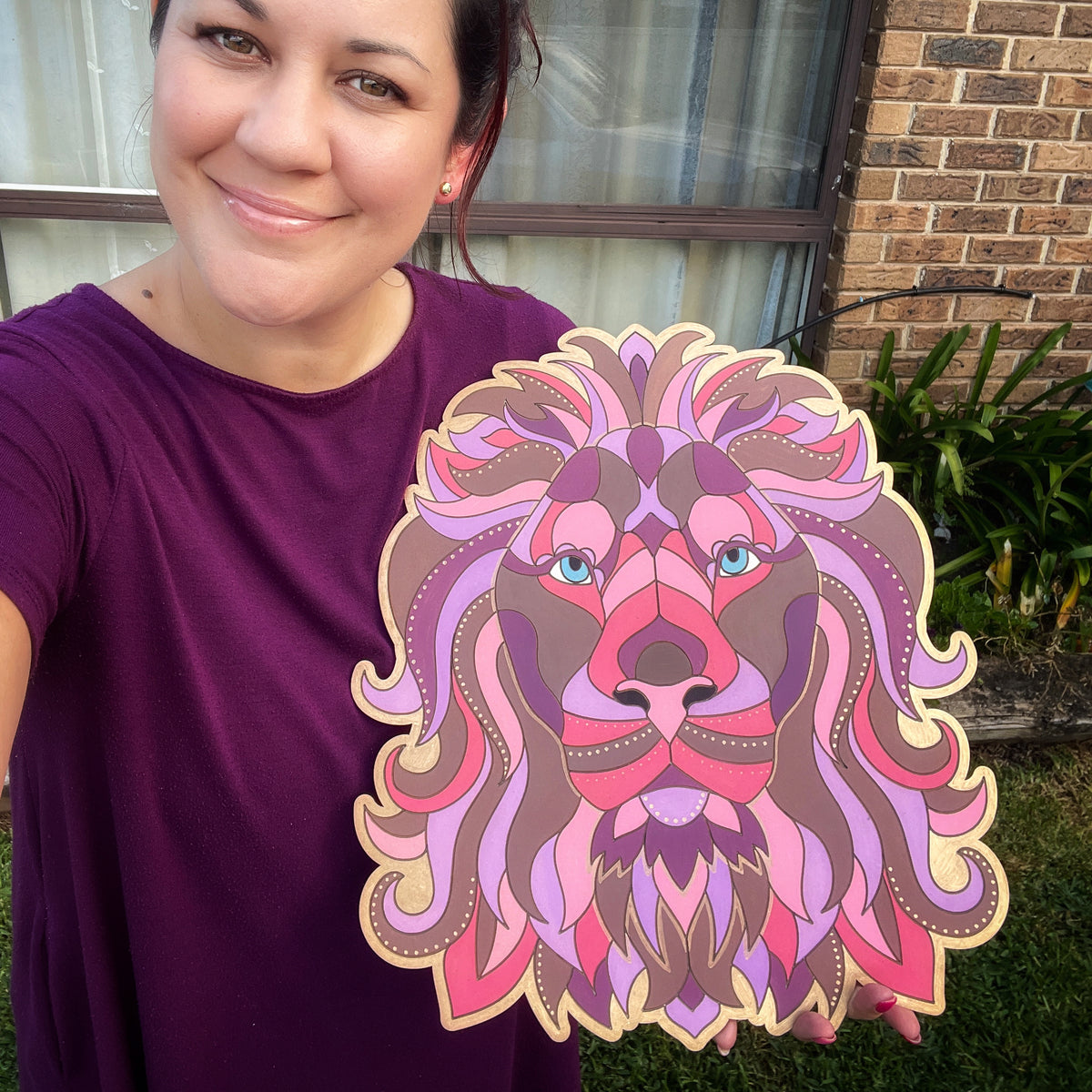 Life of Colour Lion Painting Kit