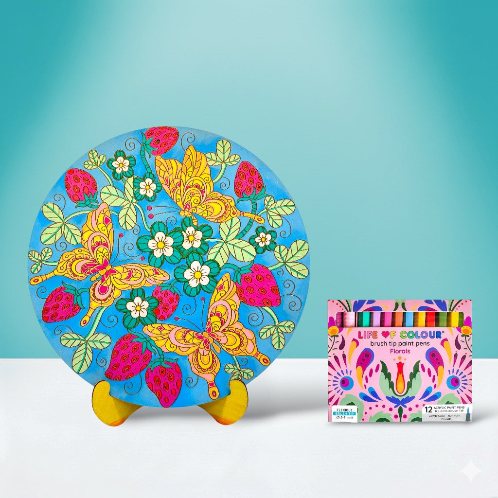 Flower Painting Kit - Strawberry Fields
