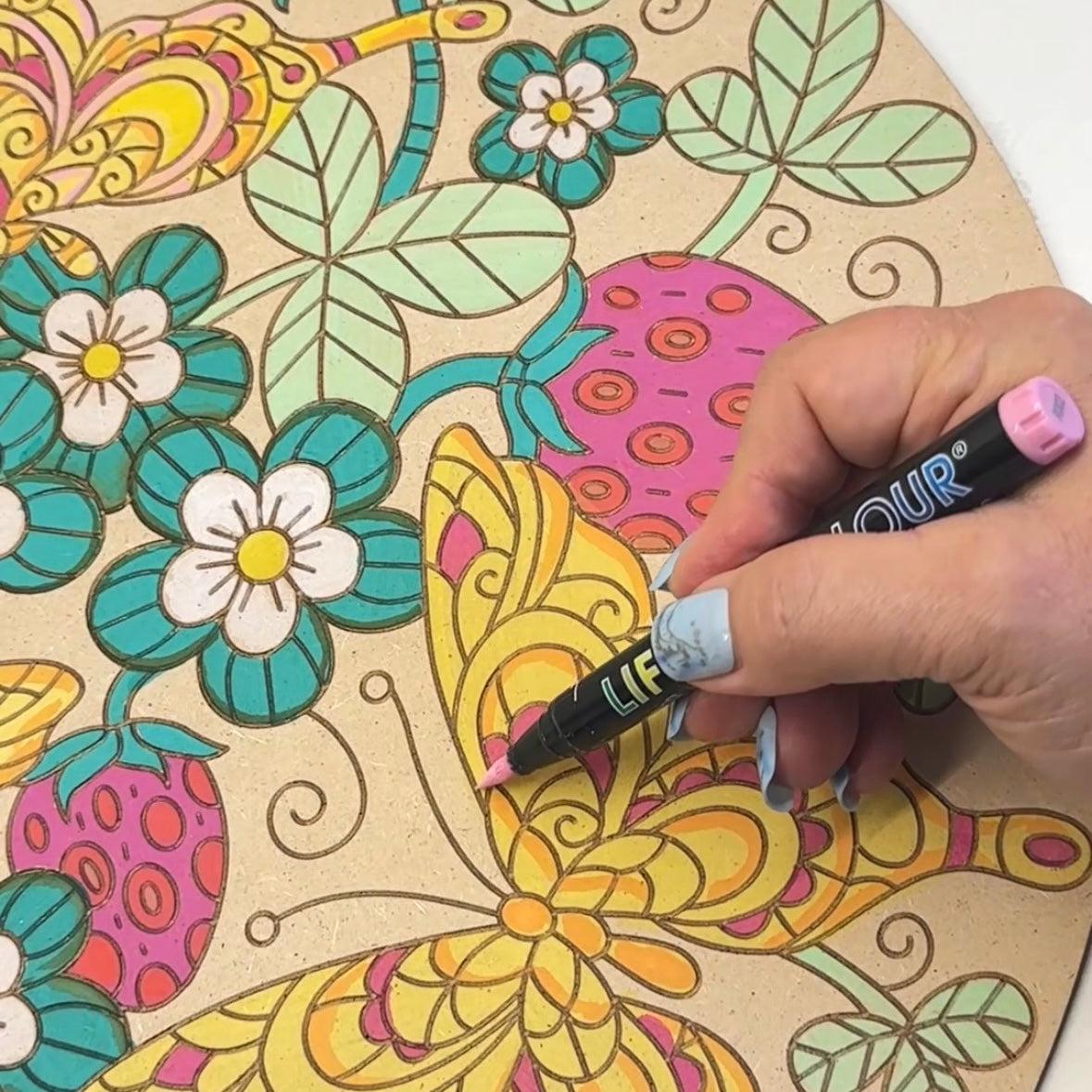 Flower Painting Kit - Strawberry Fields