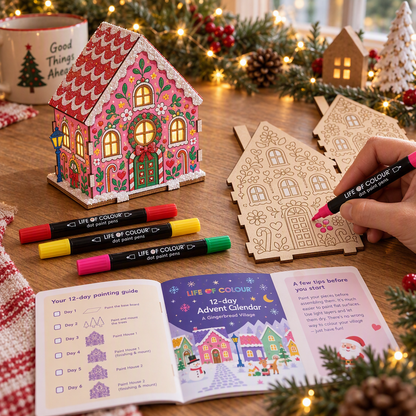 12-Day Advent Calendar – Create a Gingerbread Village