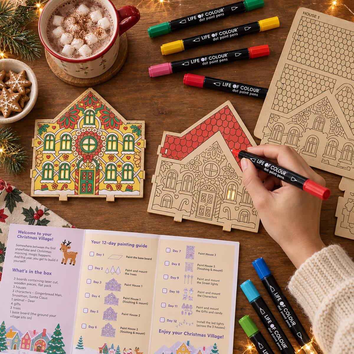12-Day Advent Calendar – Create a Gingerbread Village