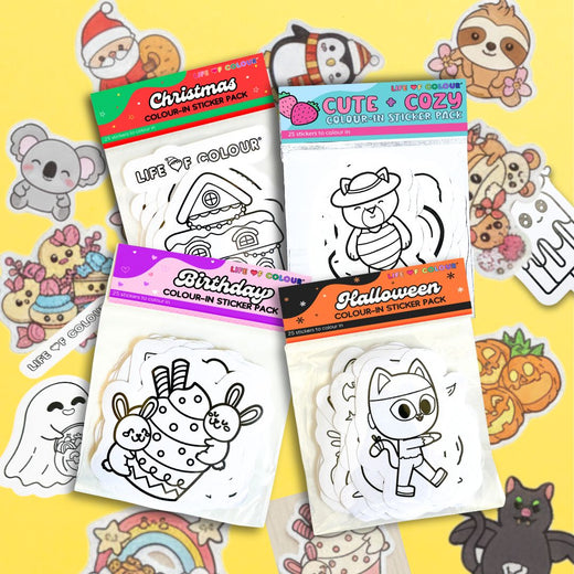 Sticker Party Pack - Bundle of 4 sticker packs