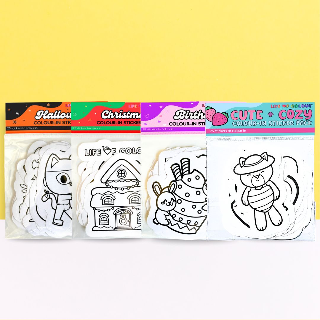 Sticker Party Pack - Bundle of 4 sticker packs