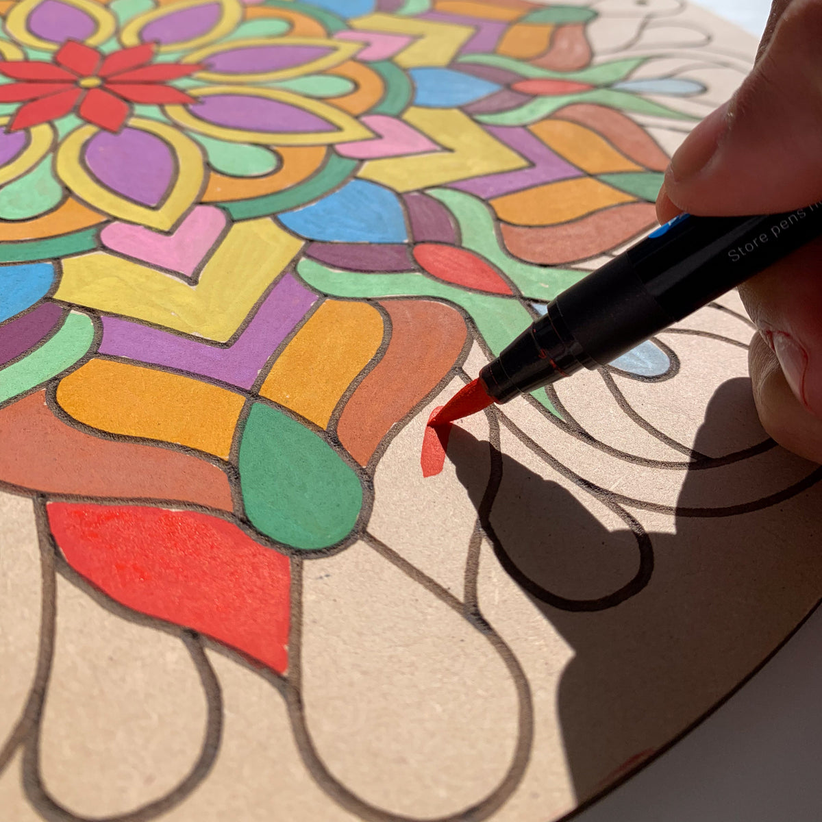 Life of Colour Black Mandala Painting Kit - The Dancer (Essentials)