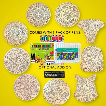 Life of Colour Ultimate Experience Painting Bundle - Bundle of 9