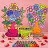 Flowers in Vase Painting Kit - Bundle of 2 Bouquets - Image 1