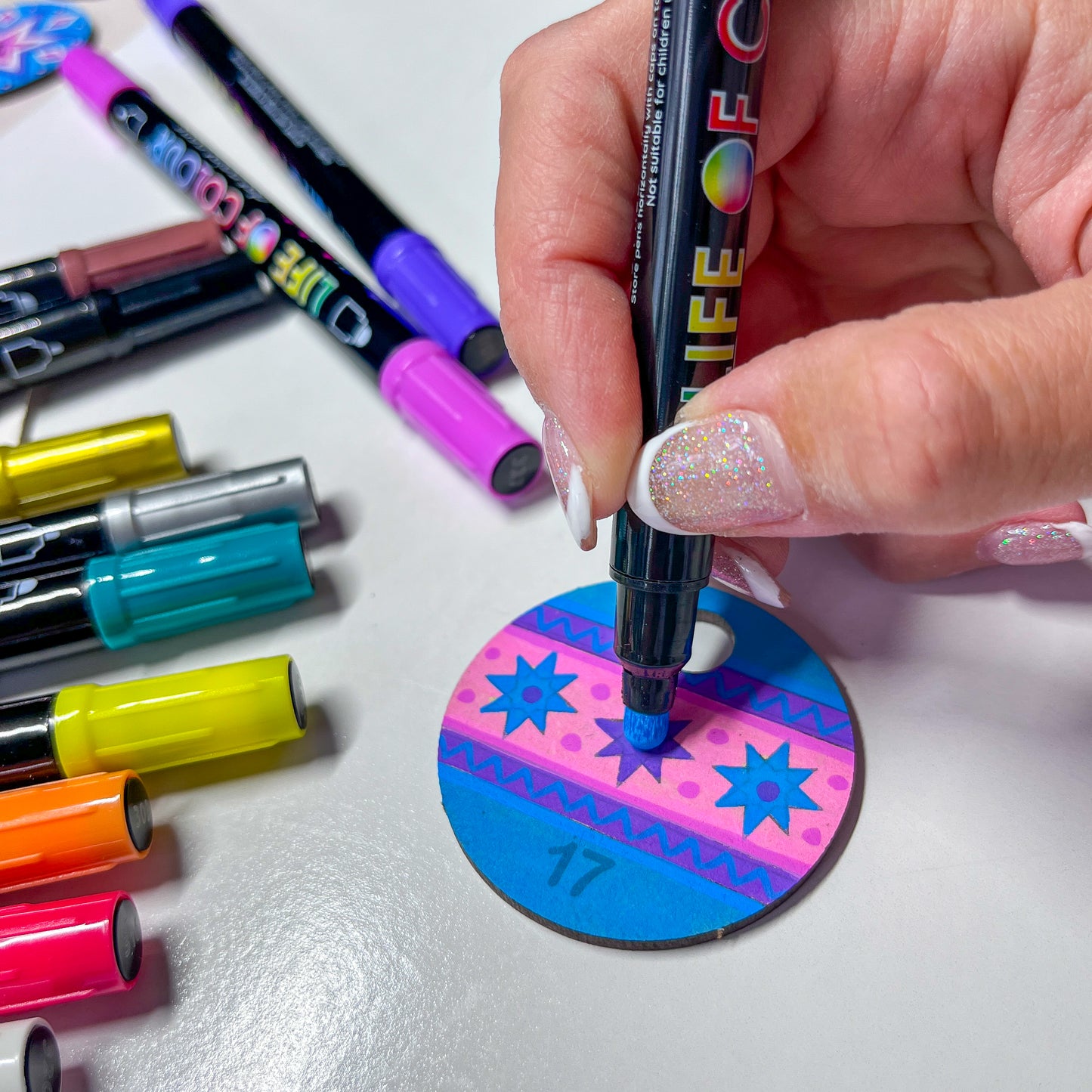 Life of Colour Christmas Baubles Kit