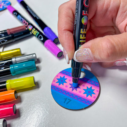 Life of Colour Christmas Baubles Kit