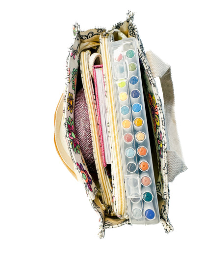 Tote Duo - Wildflower and Flower Mandala Tote Bundle