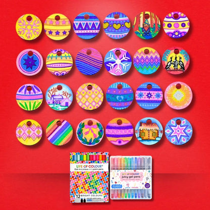 Life of Colour Christmas Baubles Kit