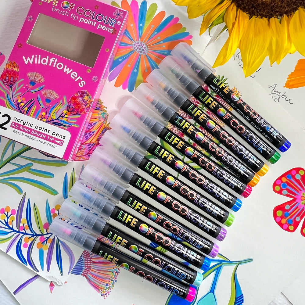 Watercolour Brush Pens Australia - Life of Colour
