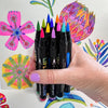 Wildflowers Brush Tip Acrylic Paint Pens - Set of 12 - Image 5