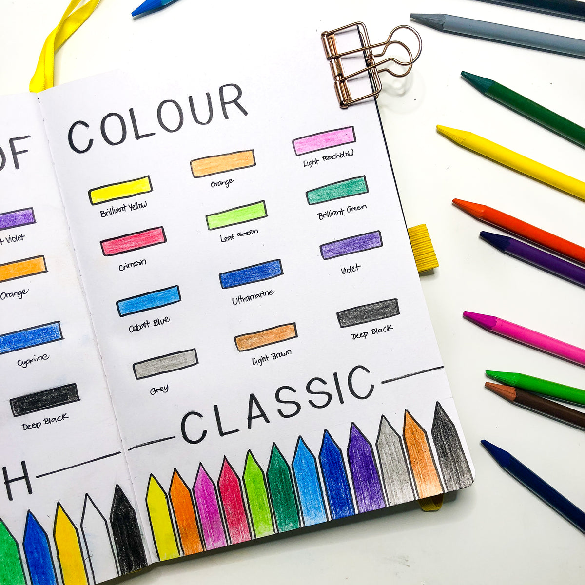 Woodless Colour Pencils - Classic Colour - Set of 12