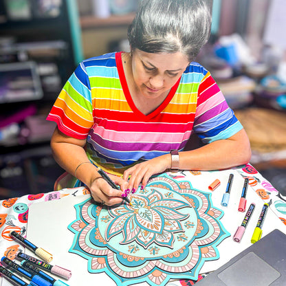 Wildflower Tote and 3D Mandala Board Bundle