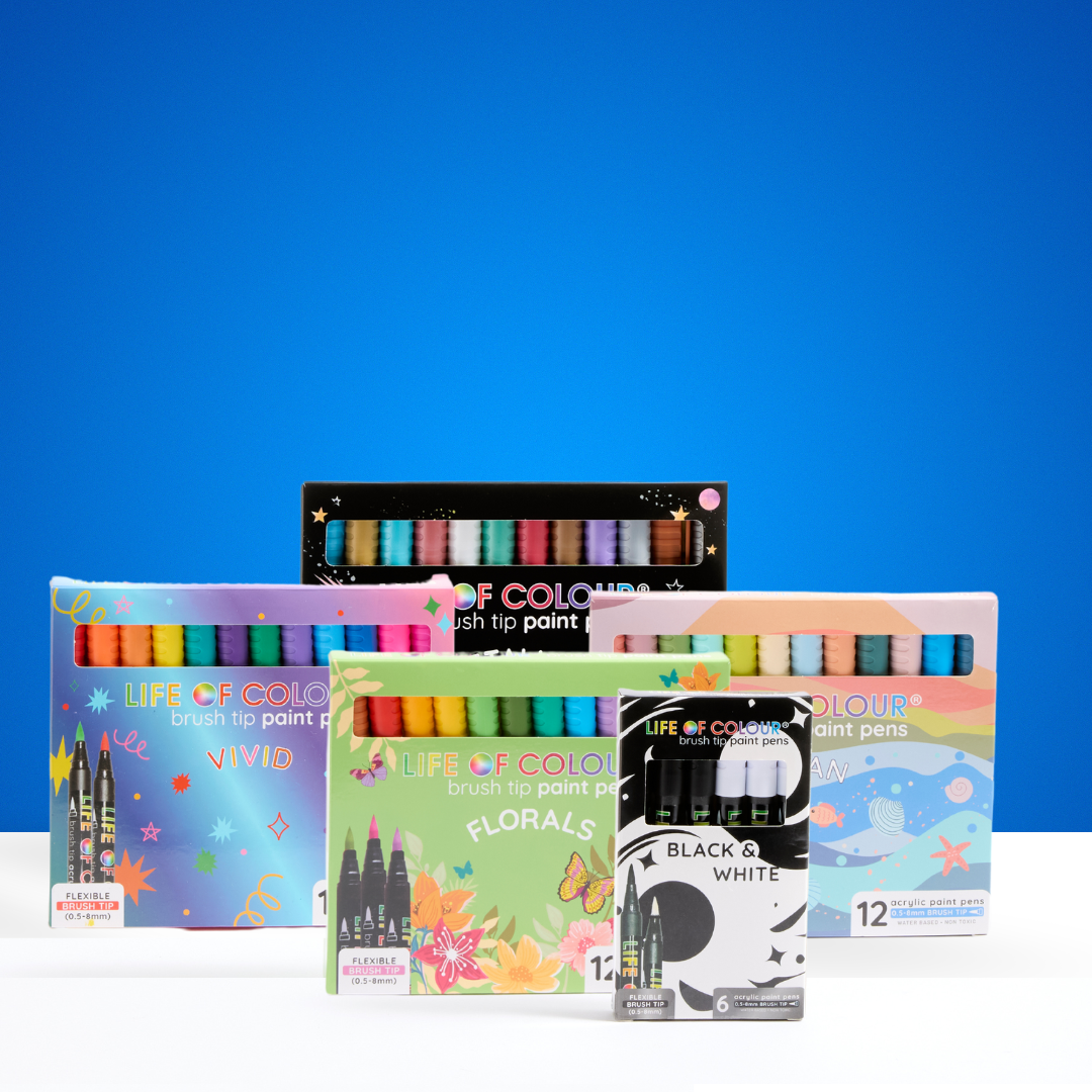 Brush Tip Acrylic Paint Pen Bundle