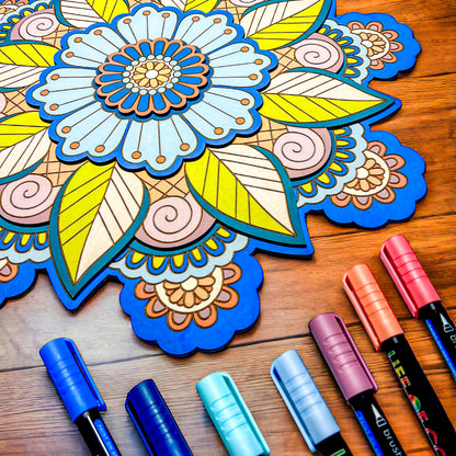 Wildflower Tote and 3D Mandala Board Bundle