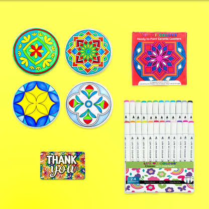 Ceramic Coaster Painting Kit