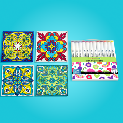 Ceramic Tile Painting Kit