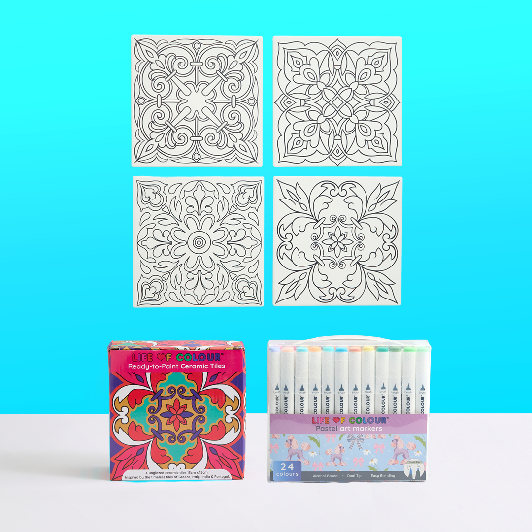 Ceramic Tile Painting Kit