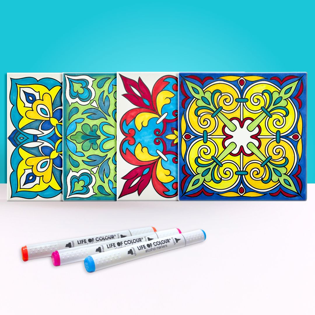 Ceramic Tile Painting Kit