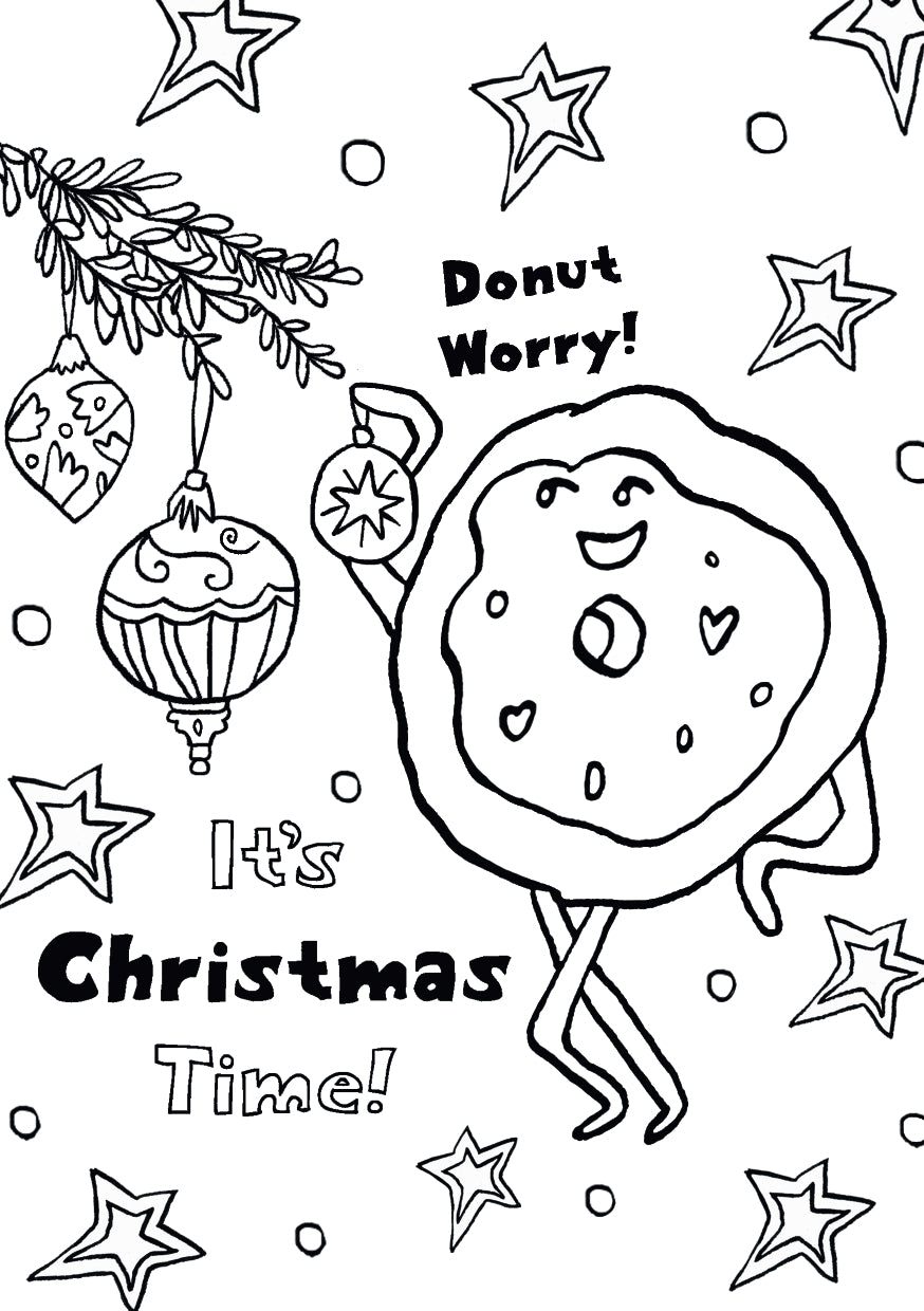 Free Christmas Colouring Pages - Pack Of 3