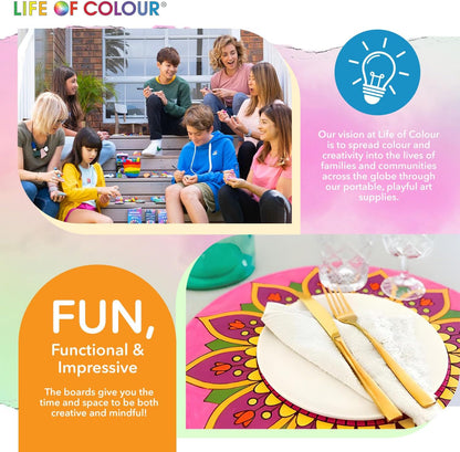 Life of Colour Mandala Painting Kit - The Kaleidoscope
