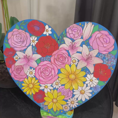 Heart Painting Kit - Love Grows