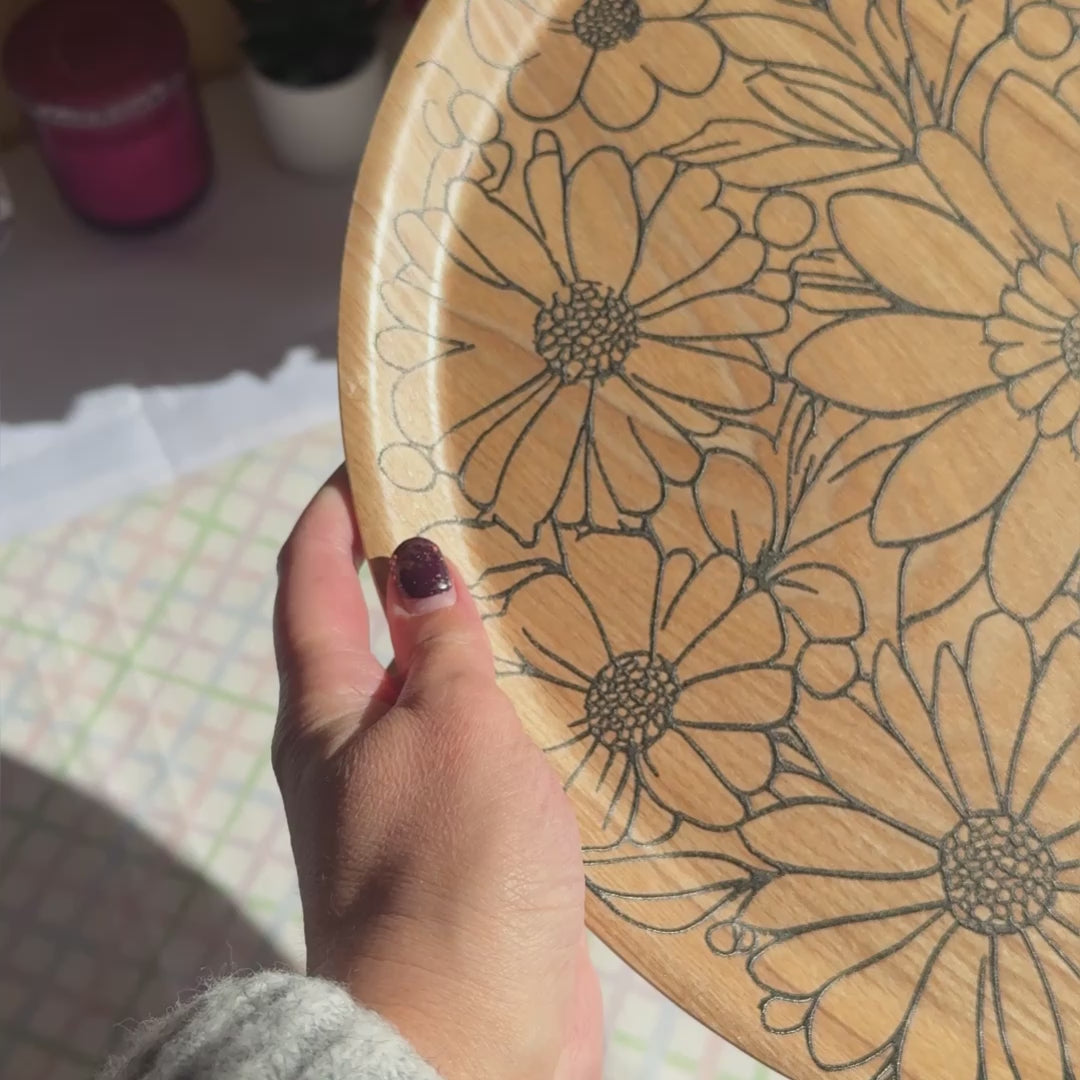 DIY Wooden Tray Kit - Daisies – Life of Colour