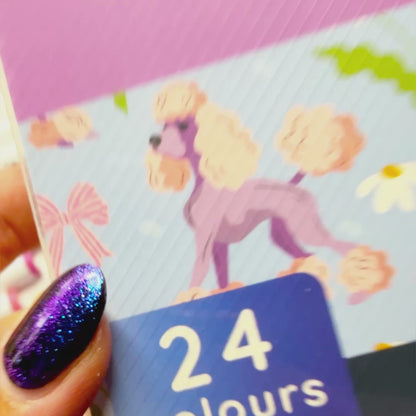 Art Markers - 24 Alcohol Based, Dual Tip Markers  - Pastel Colours