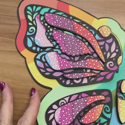 Butterfly Puzzle Board