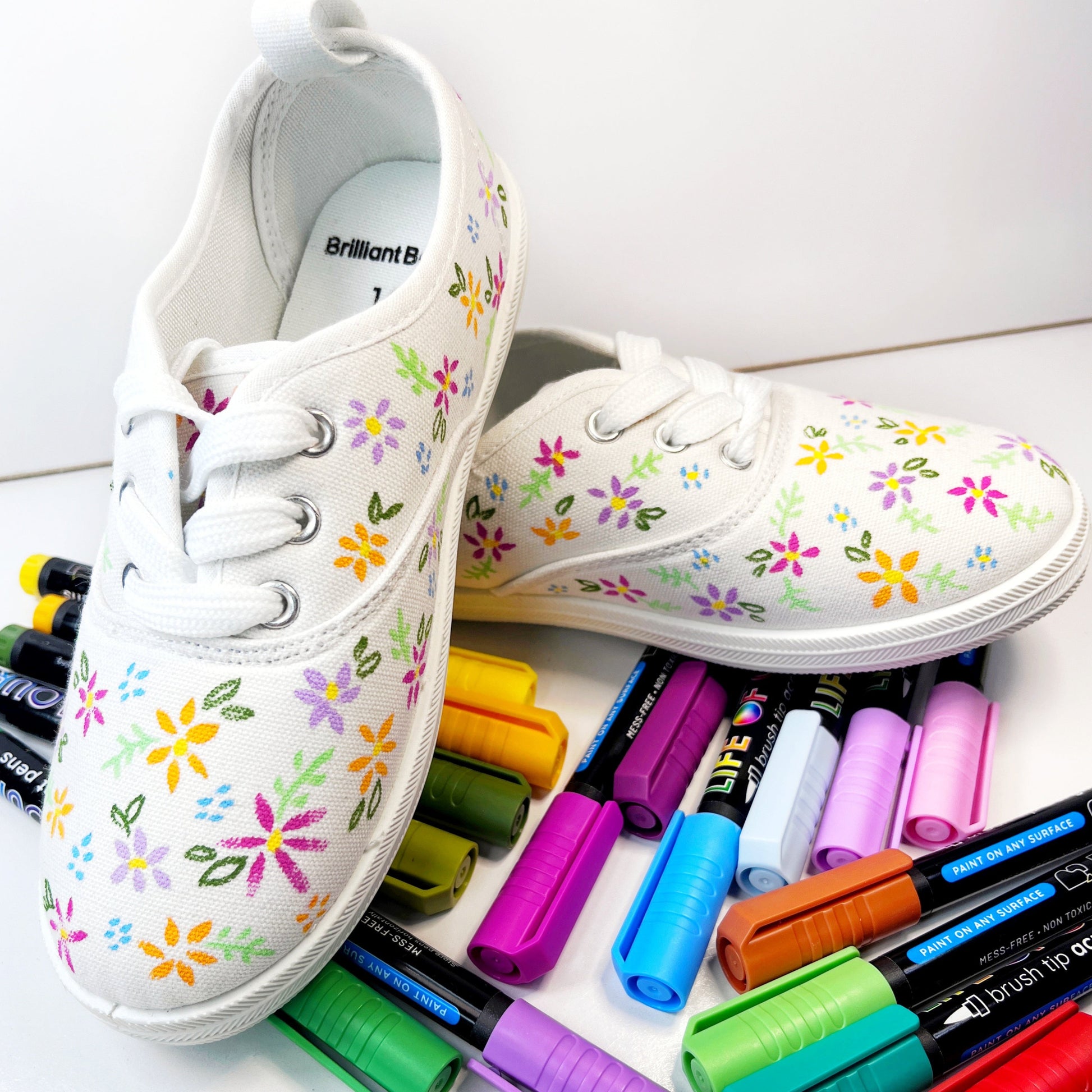 Acrylic Painting What Paint To Use On Trainers Acrylic Paints How