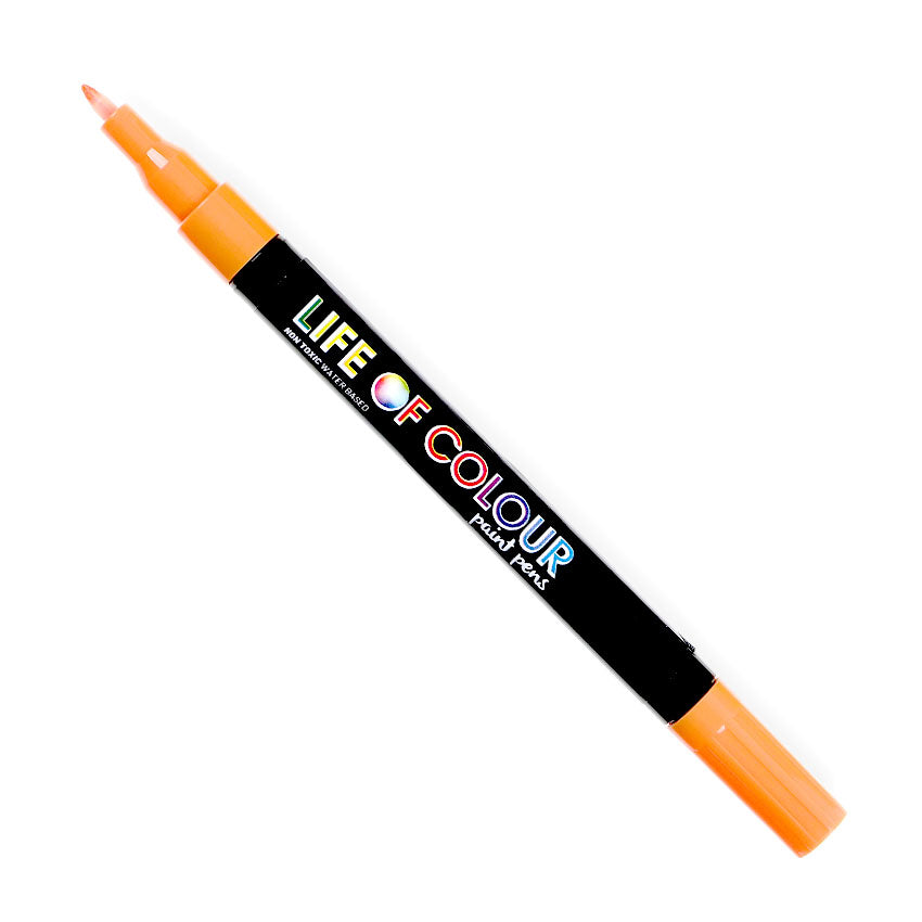 Orange 1mm Fine Tip Acrylic Paint Pen