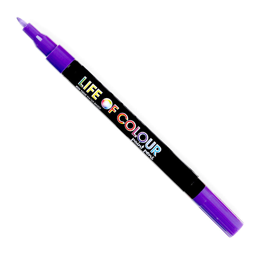 Purple 1mm Fine Tip Acrylic Paint Pen