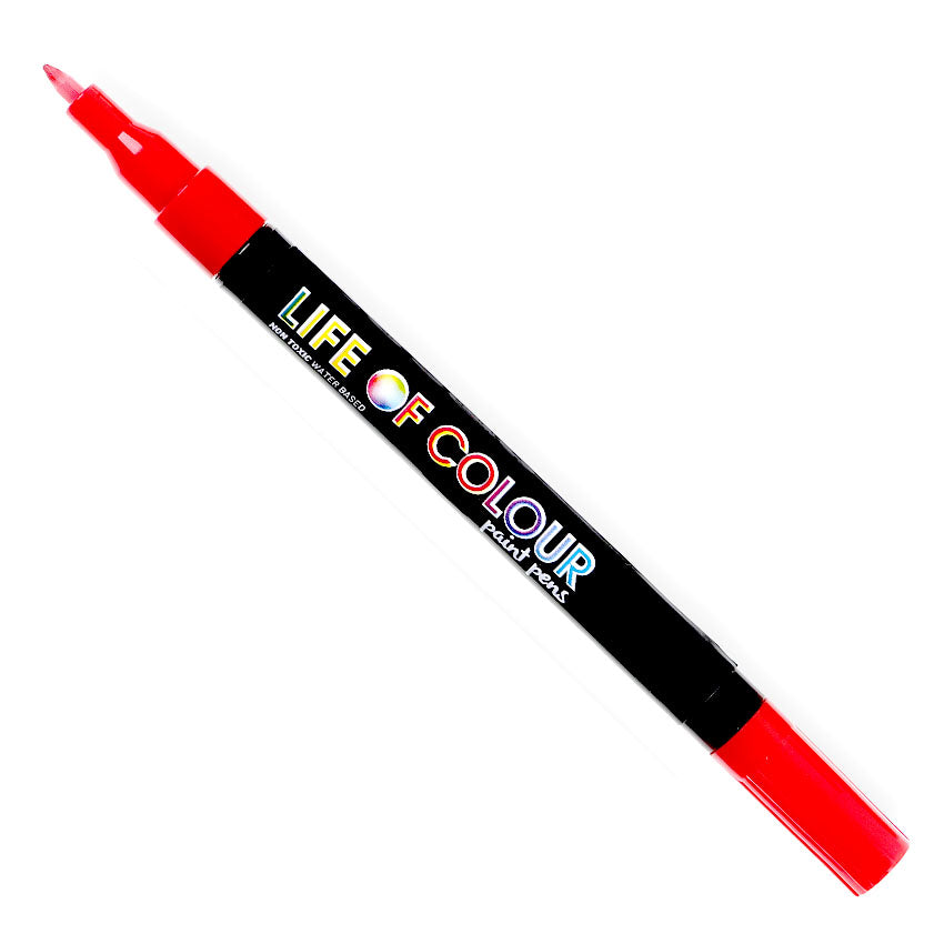 Red 1mm Fine Tip Acrylic Paint Pen
