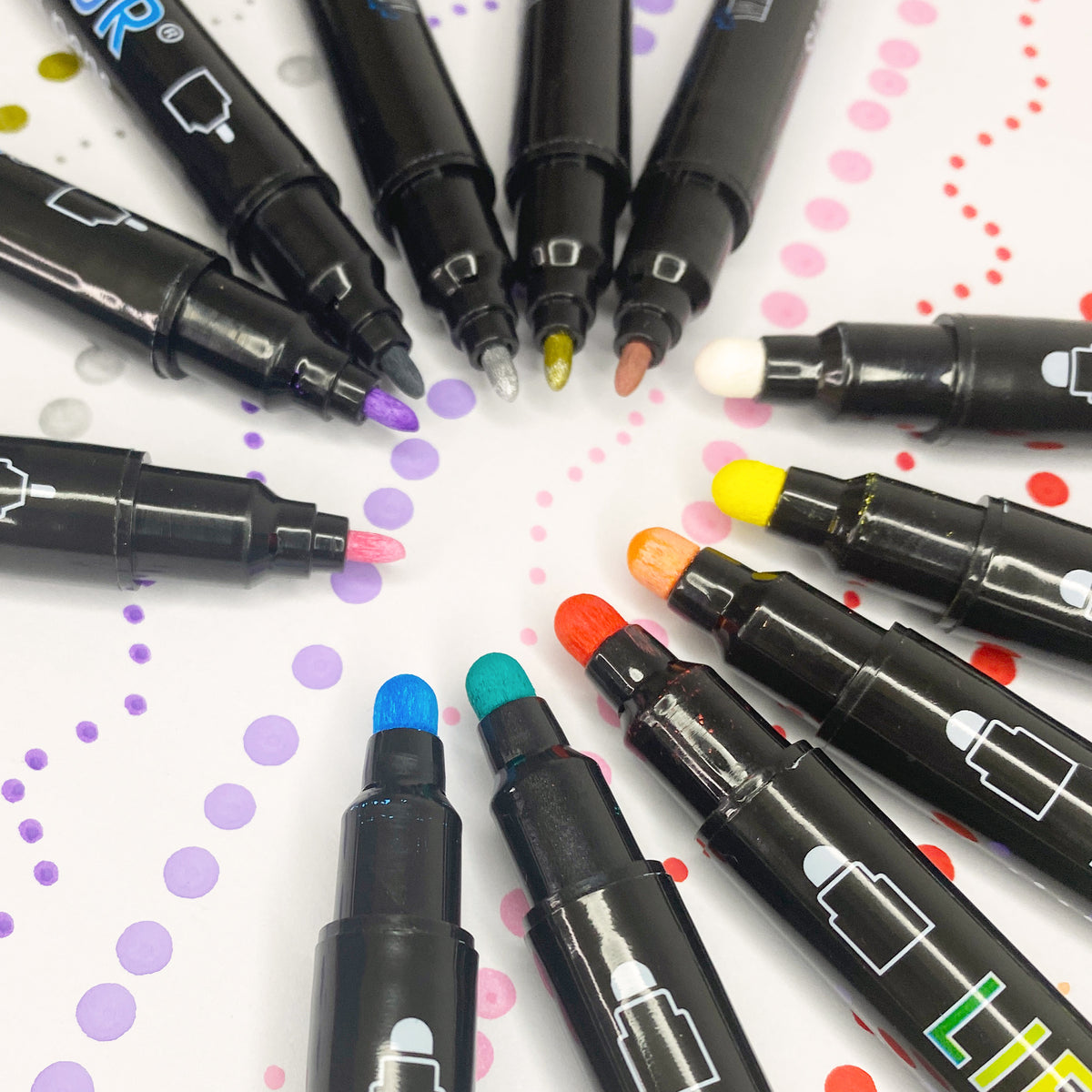 12/24color Acrylic Pens Set Stone Paint Markers Art Cheap Marker