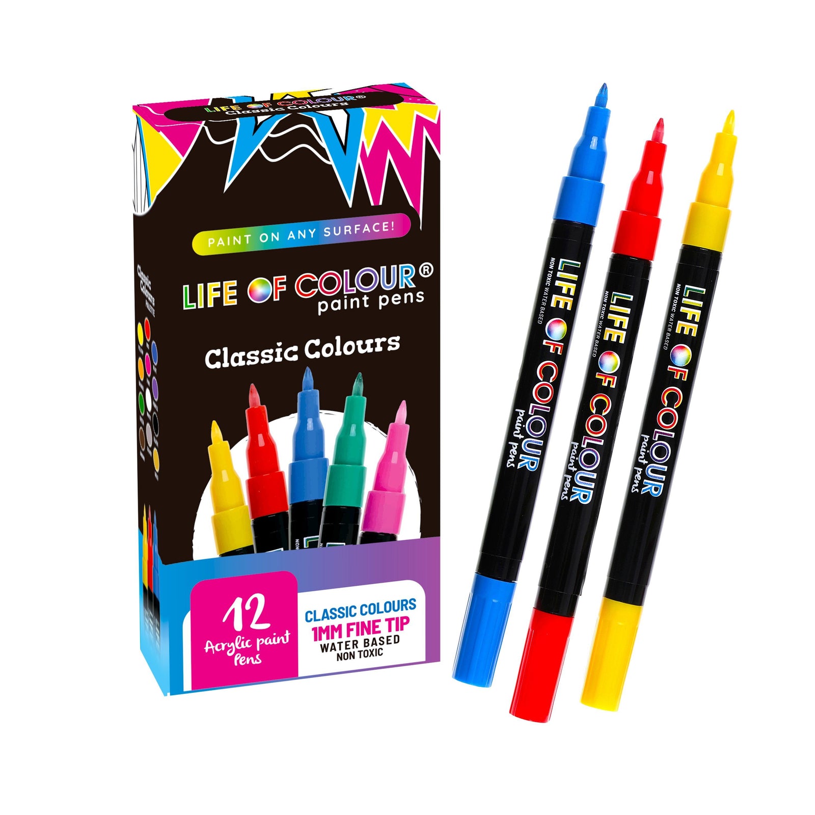 anjanaware Activity Series- Art Set colours set for kids | 1 zipper pouch,  1 set glitter