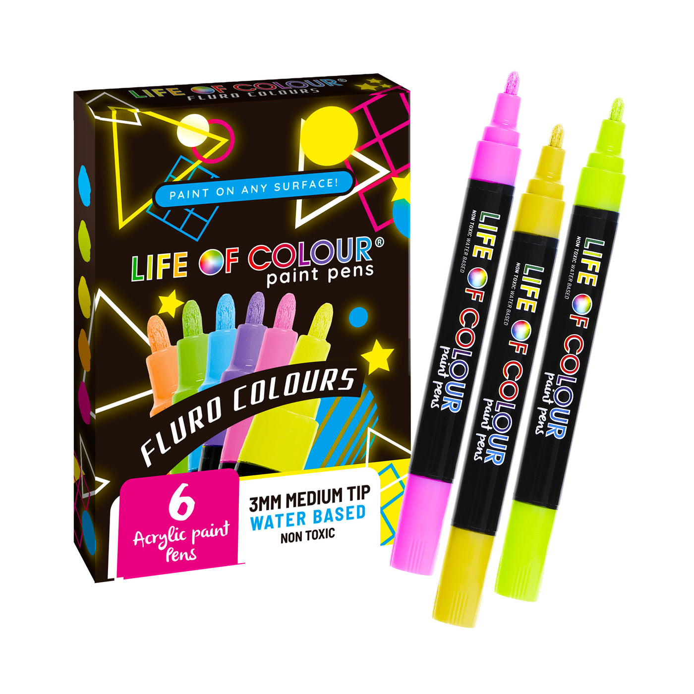 Buy Paint Pens for rock painting, wood, fabric, canvas Australia