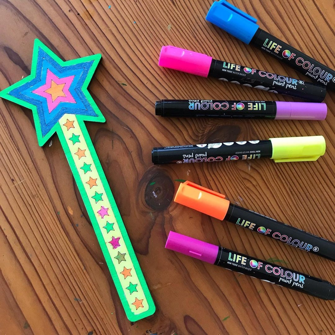 Acrylic Paint Markers- Neon