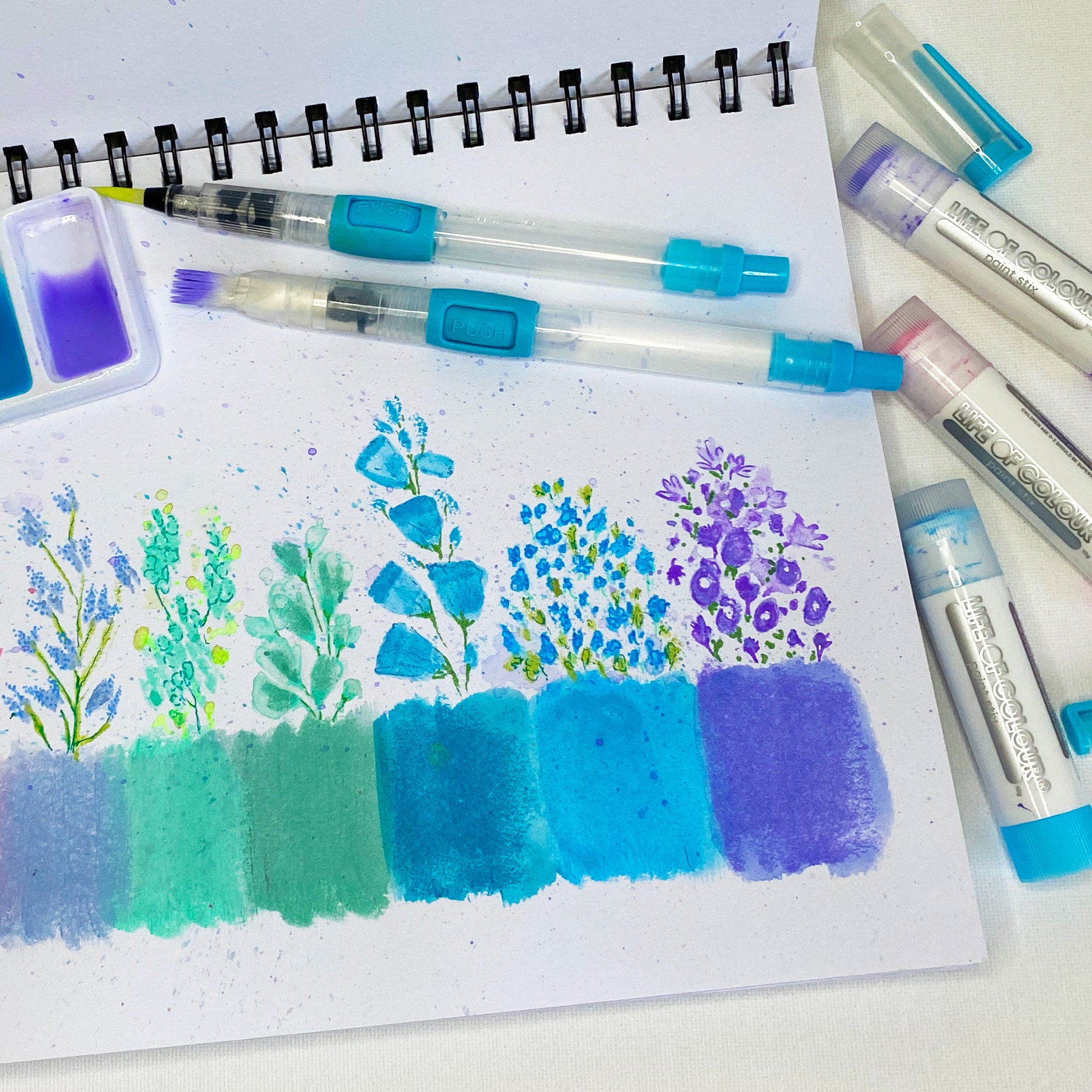 Refillable Water Brush Pens – Life of Colour